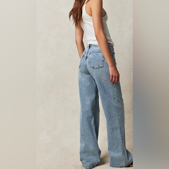 NEW Free People We The Free Tinsley Baggy High-Rise Jeans - Picture 5 of 14